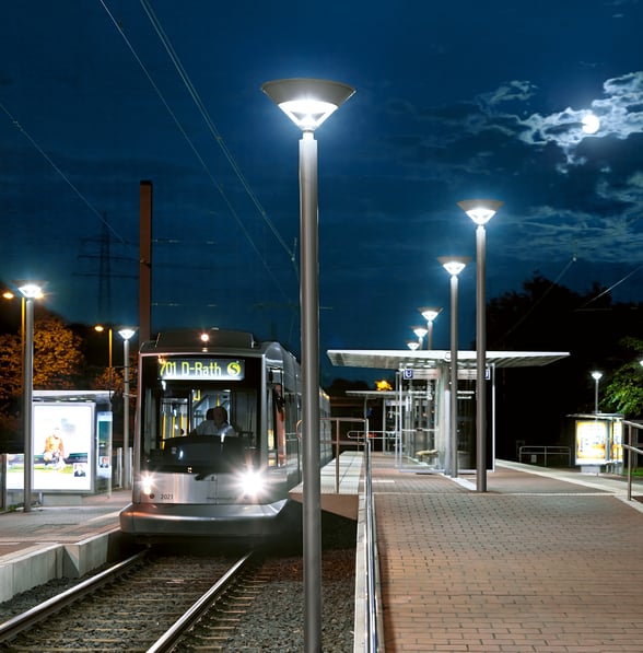 Uniform light creates rapid visibility and ensures a sense of safety.